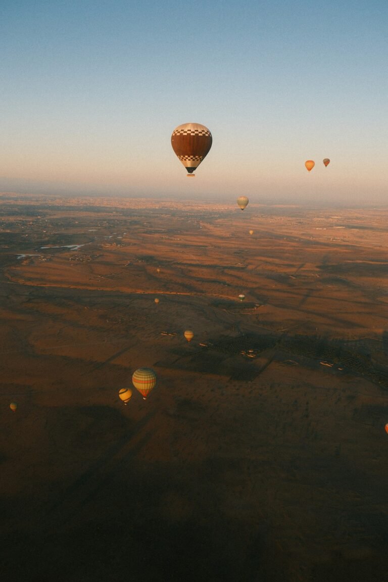 Sunrise Hot Air Balloon Flight over Marrakech